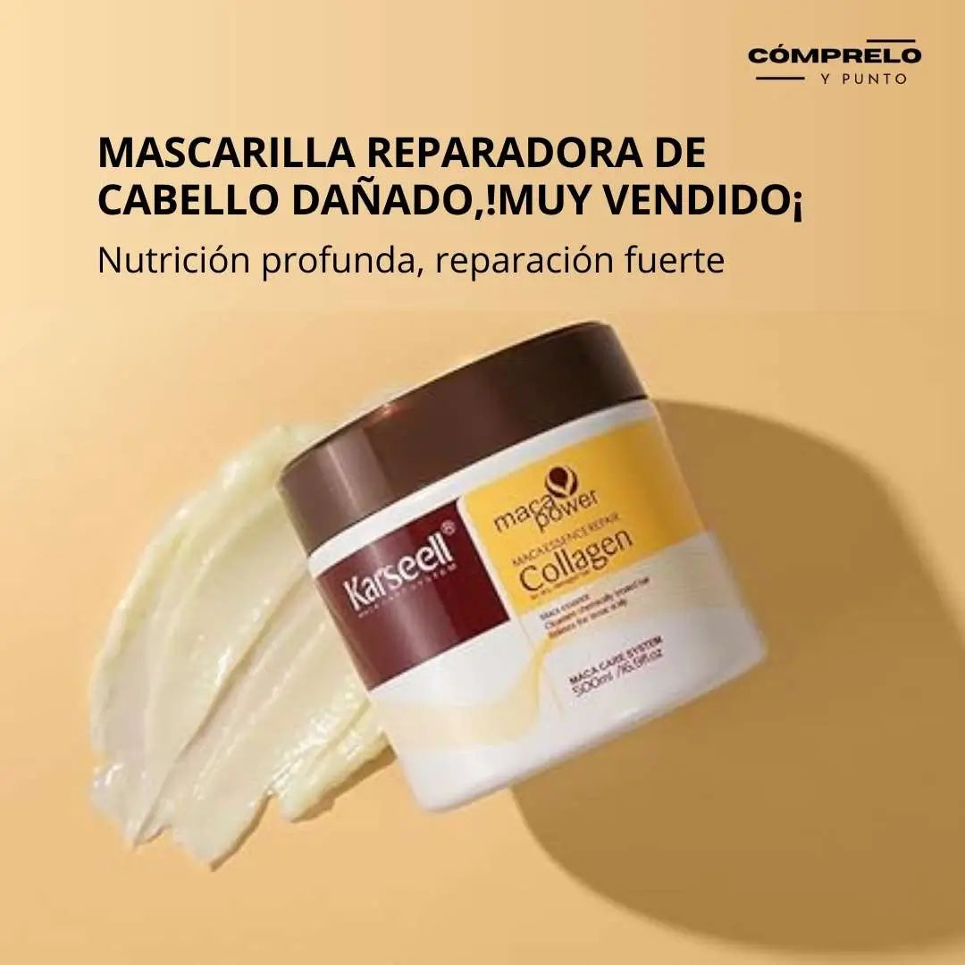 Duo Karseell – Reparación profunda con colágeno (300ml) y aceite esencial de maca (60ml)