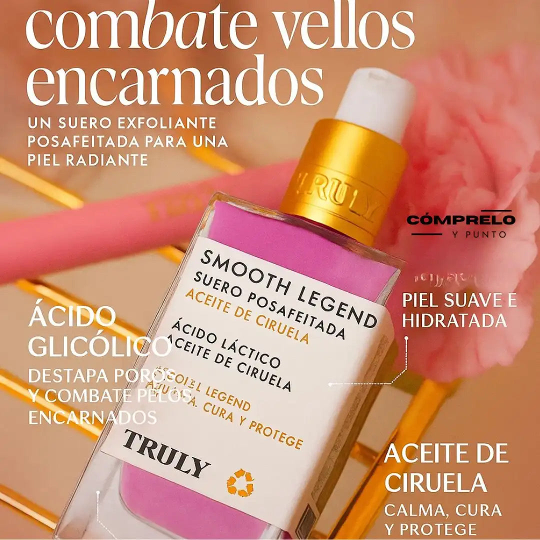Truly® Smooth Legend™ | Skincare Íntimo Post-Afeitado Hidratante y Calmante