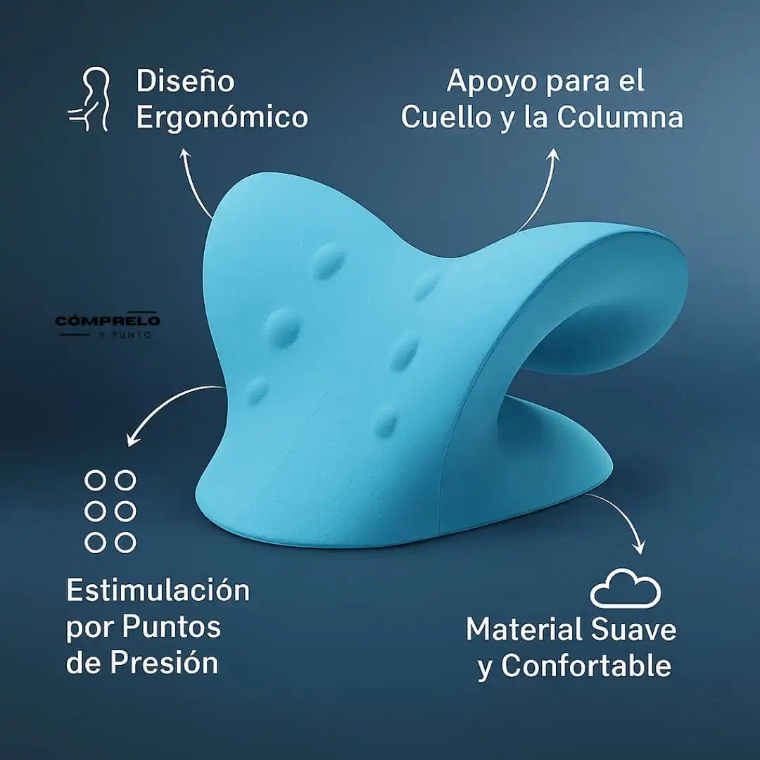 Hugterra® – Almohada de Estiramiento Cervical y Espalda
