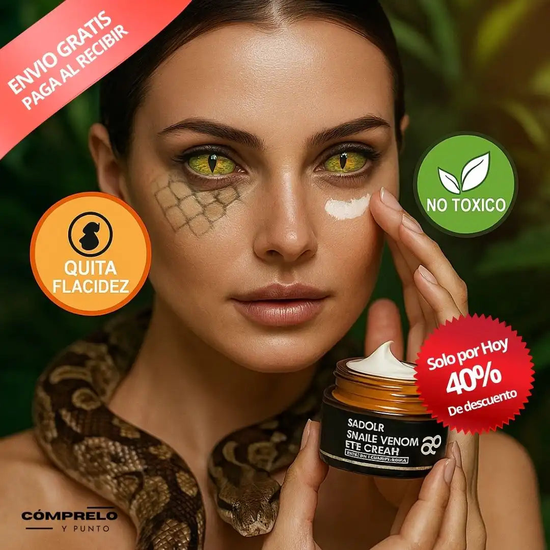 SnakeFix™ – Crema Contorno de Ojos con Veneno de Serpiente | Rejuvenece tu mirada al instante