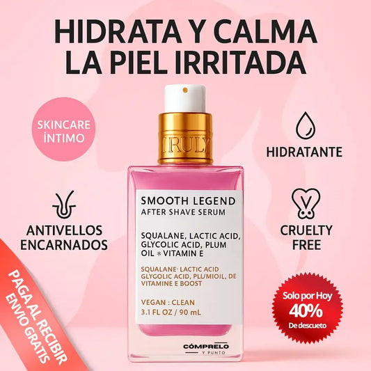 Truly® Smooth Legend™ | Skincare Íntimo Post-Afeitado Hidratante y Calmante