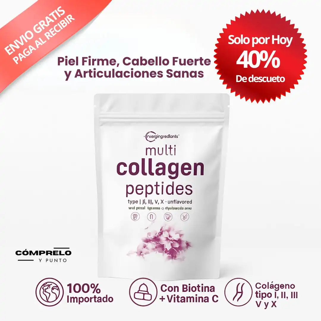 PureGlow® – Colágeno Hidrolizado Premium | Piel Radiante y Articulaciones Fuertes
