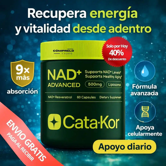 NAD ADVANCED®  Suplemento NAD+ Liposomal – Apoya tu energía celular