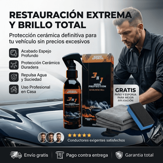 NANO CERAMICO 🇩🇪 Recibe GRATIS Cera finalizadora + Paño  + Esponja