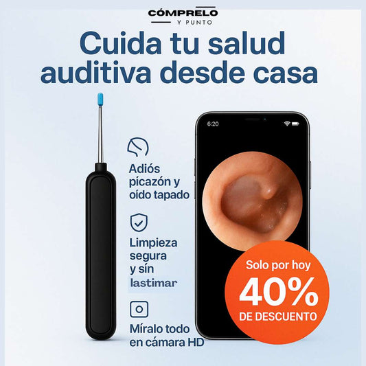 CleanView Pro: Limpiador De Oídos Con Cámara