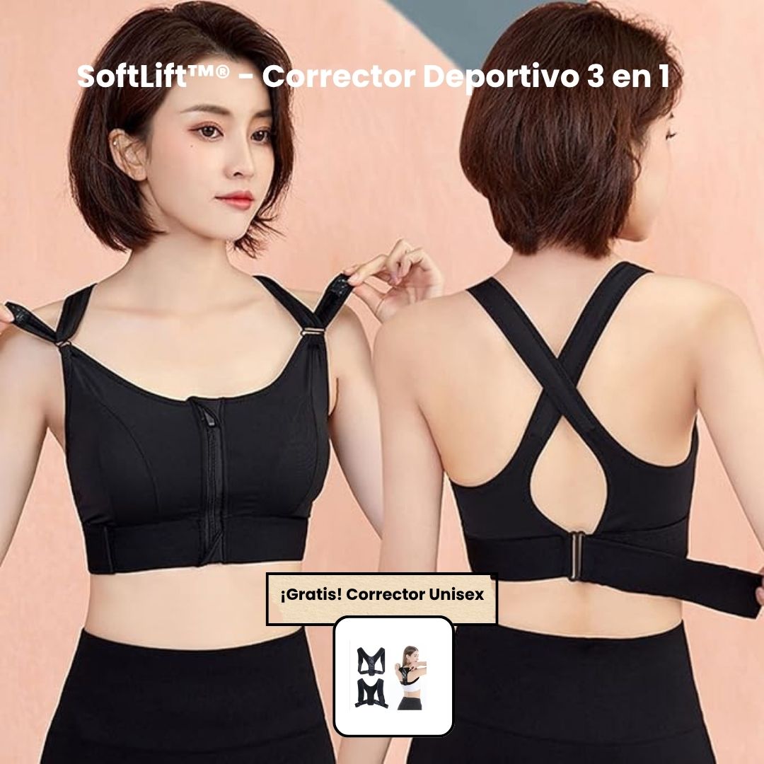 SoftLift™® Bra sin Aros – Sostén Deportivo con Soporte Real y Comodidad Total