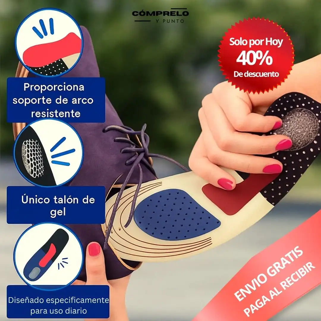 FitStep® – Plantillas Ortopédicas Deportivas | Adiós al dolor de pies al entrenar