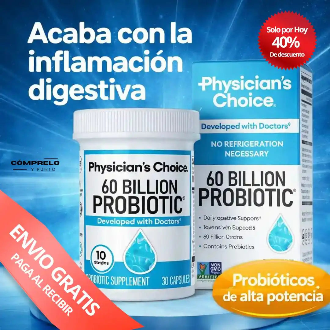 60 Billon Probiotic - Physician´s Choice 🇺🇸 Producto Original Importado