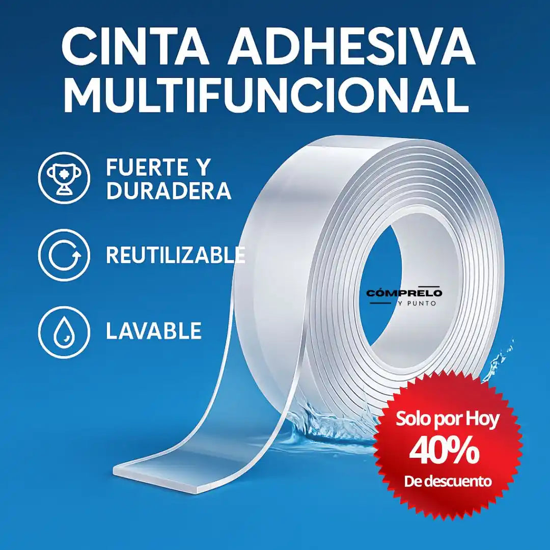 StickPro® – Cinta Doble Cara Ultra Fuerte x 3m (2X1)
