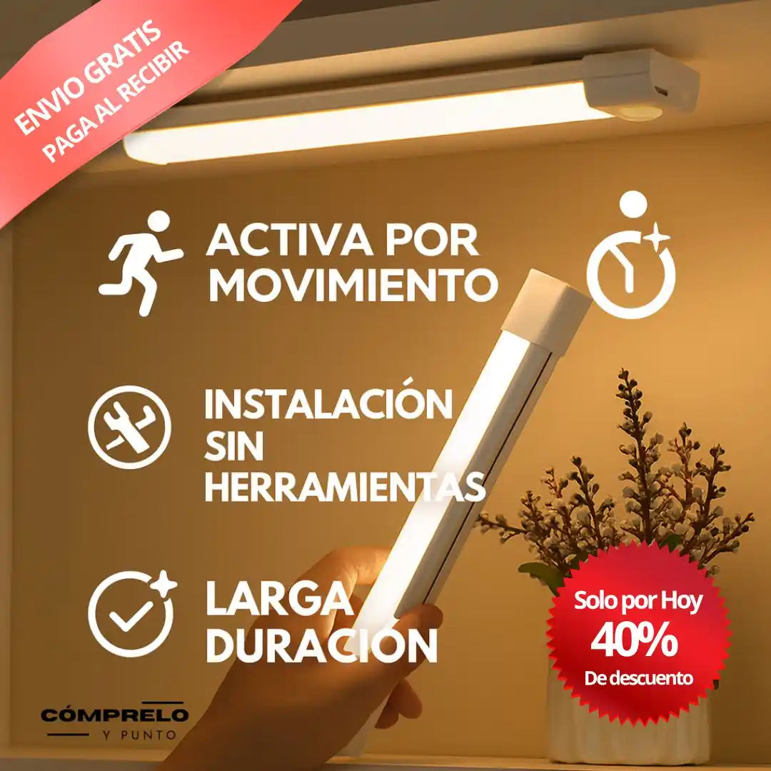 BrightMotion® | Luz LED con Sensor de Movimiento – Ilumina sin cables ni complicaciones