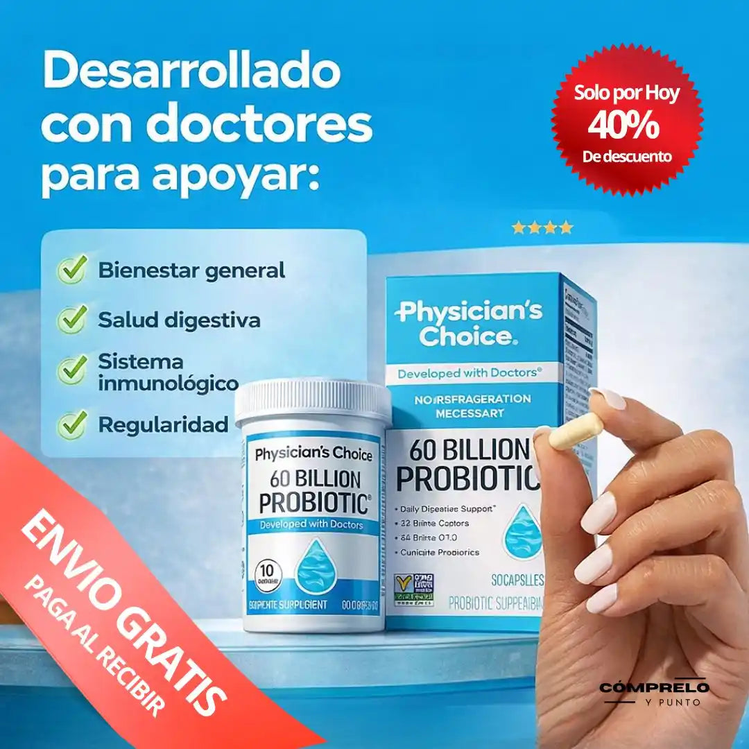 60 Billon Probiotic - Physician´s Choice 🇺🇸 Producto Original Importado