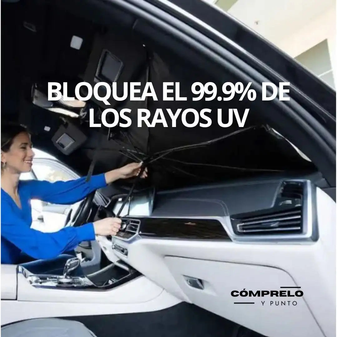ShadeShella™ | Parasol Plegable para Carro - Protección instantánea, carro fresco