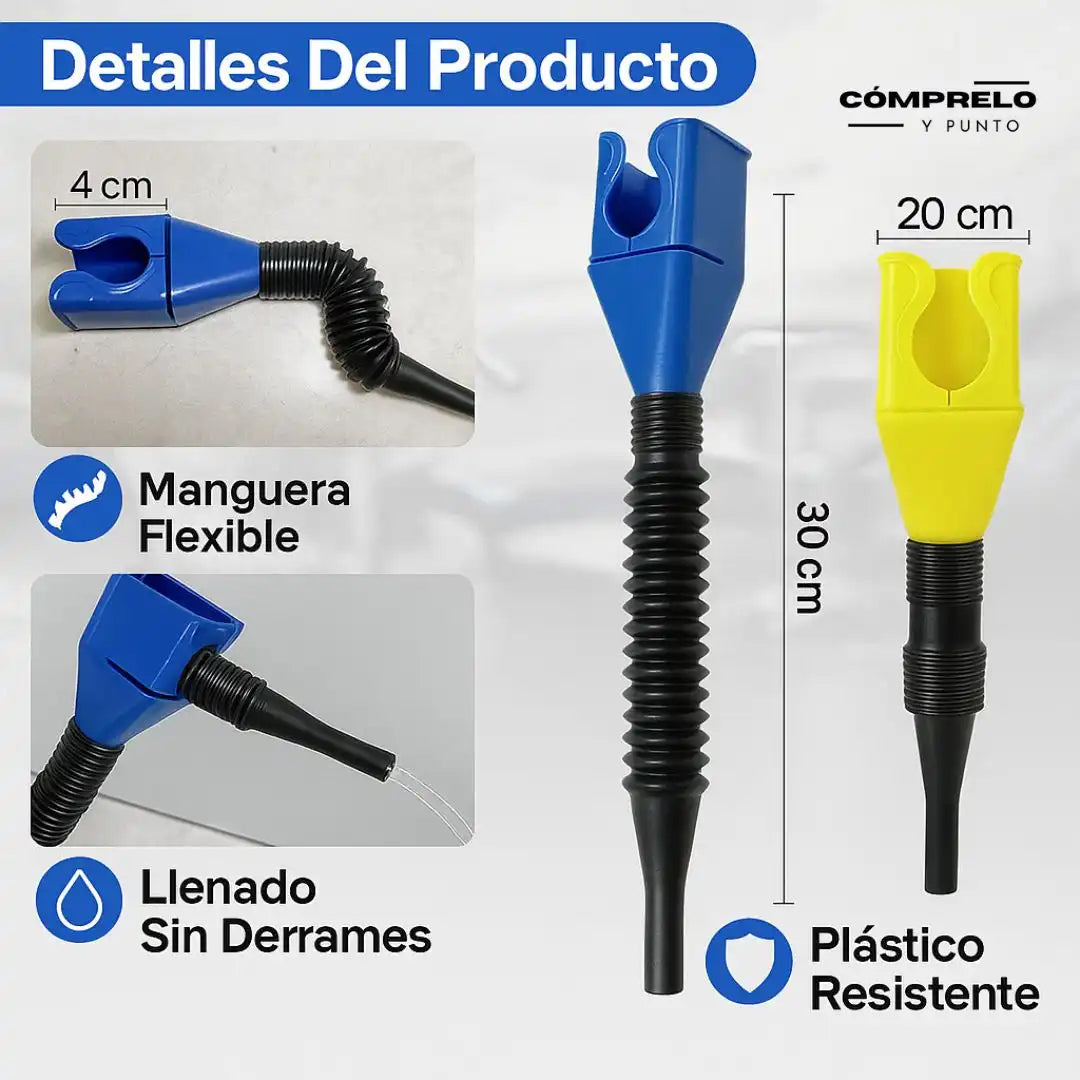 FlexiFunnel™ - Embudo Flexible Multiusos | Paga 1 y Lleva 6 | Resistencia y Versatilidad
