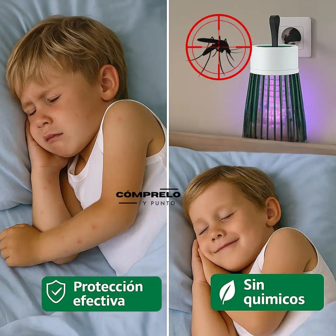 ZAP KILL® | Lámpara Eléctrica Atrapa Zancudos - Duerme sin Picaduras