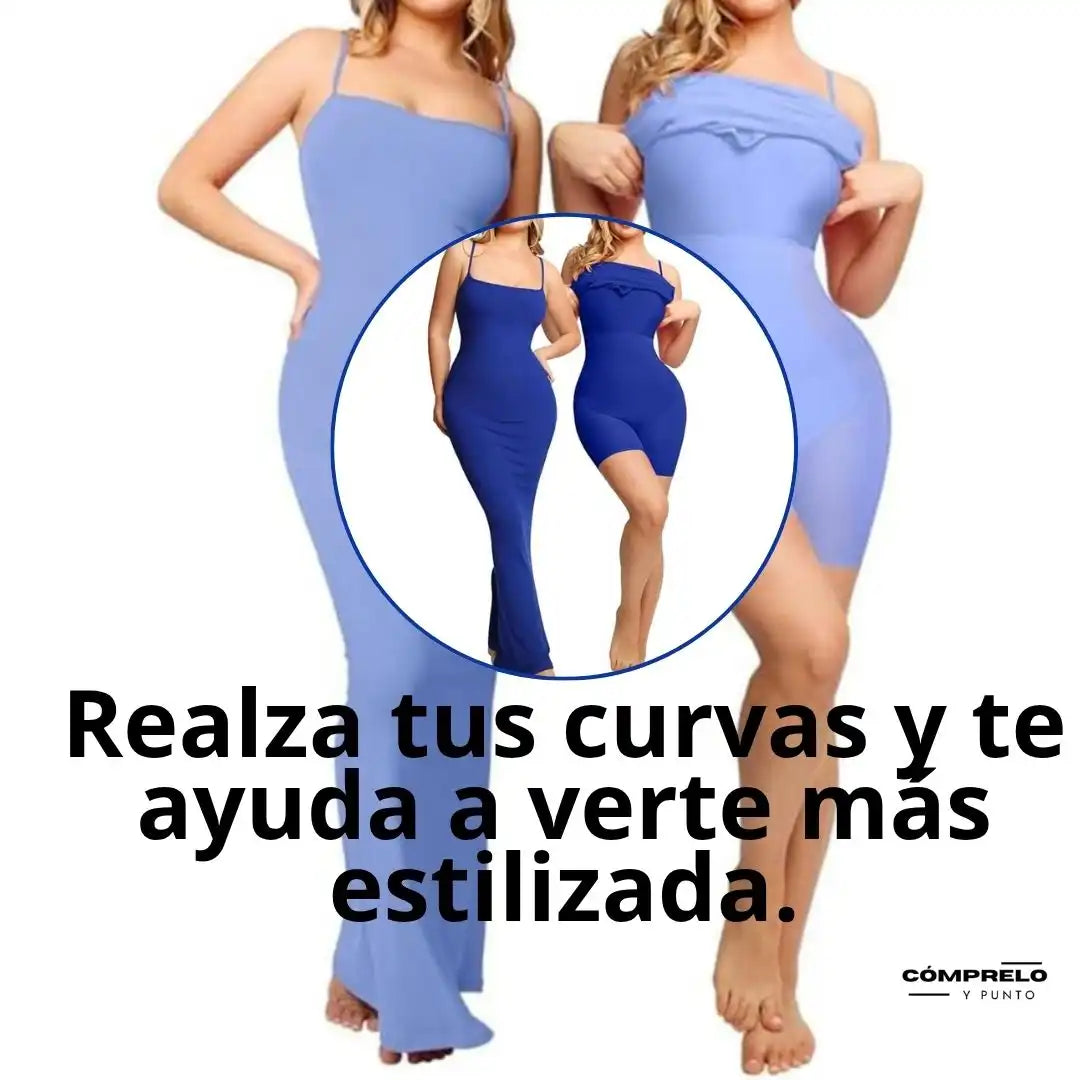 SlimFit™ Vestido Moldeador – Te ayuda con el Control de abdomen y luce increíble
