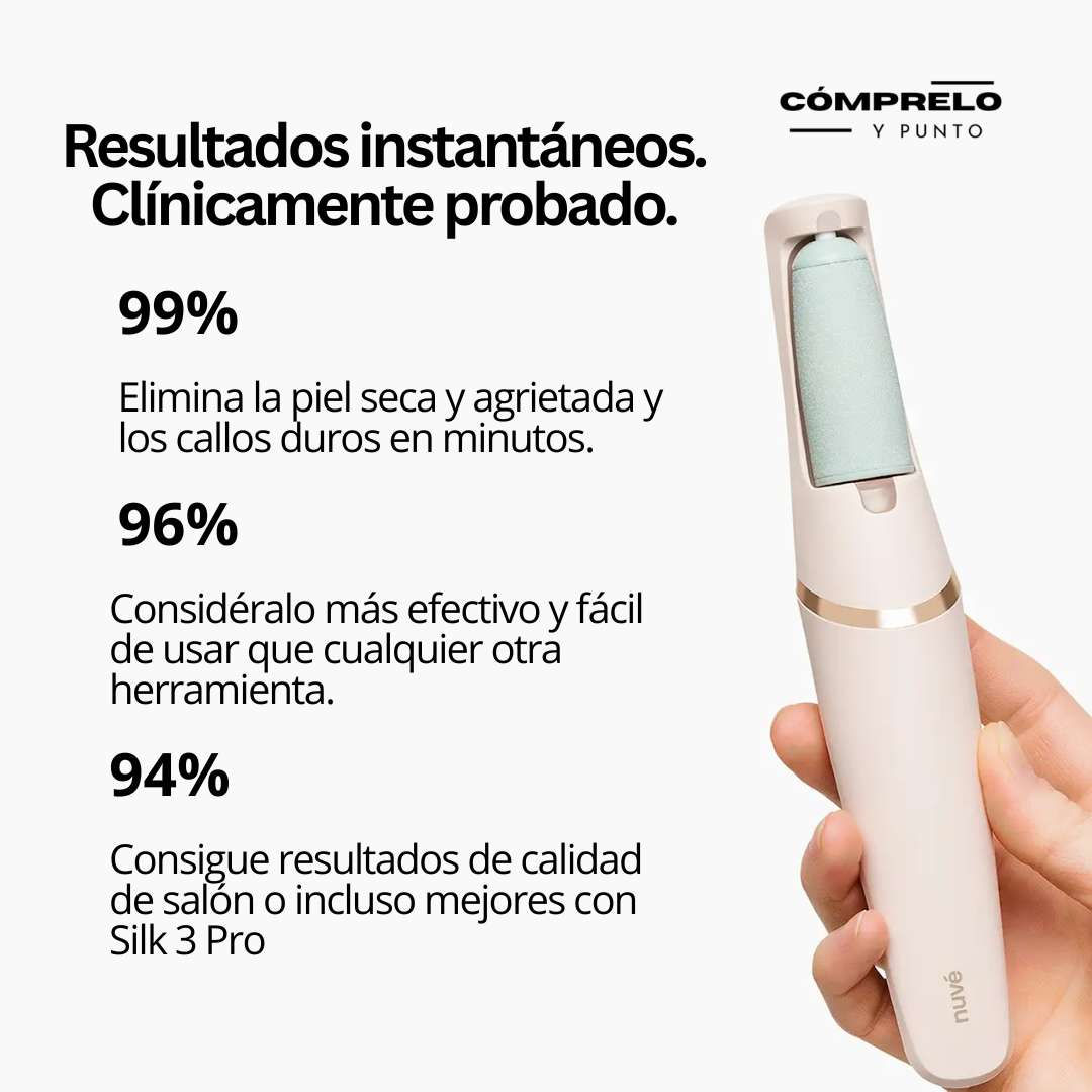 Nuvé Silk 3 Pro: Lima Quita Callos Electrica