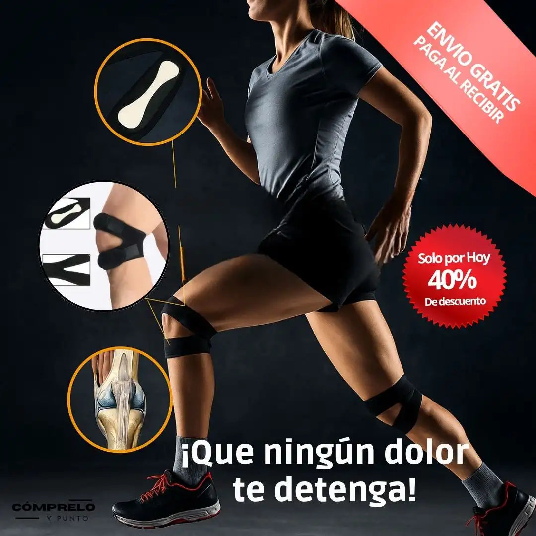 KneeGuard™ | Rodillera Ajustable con Soporte de Rótula – ¡Muévete sin dolor + regalos exclusivos!