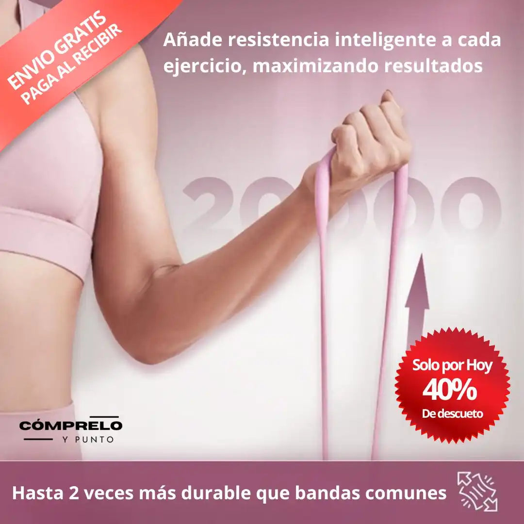 FitBand™ | Banda Elástica – Tono, fuerza y flexibilidad desde casa