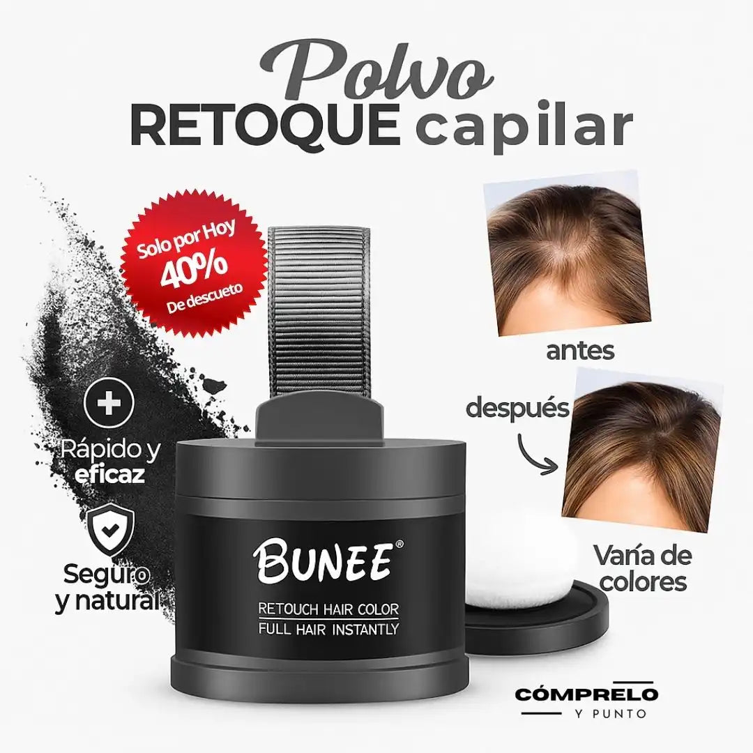 HairFix® - Retoque Capilar al Instante-¡Dale vida a tu cabello en segundos!