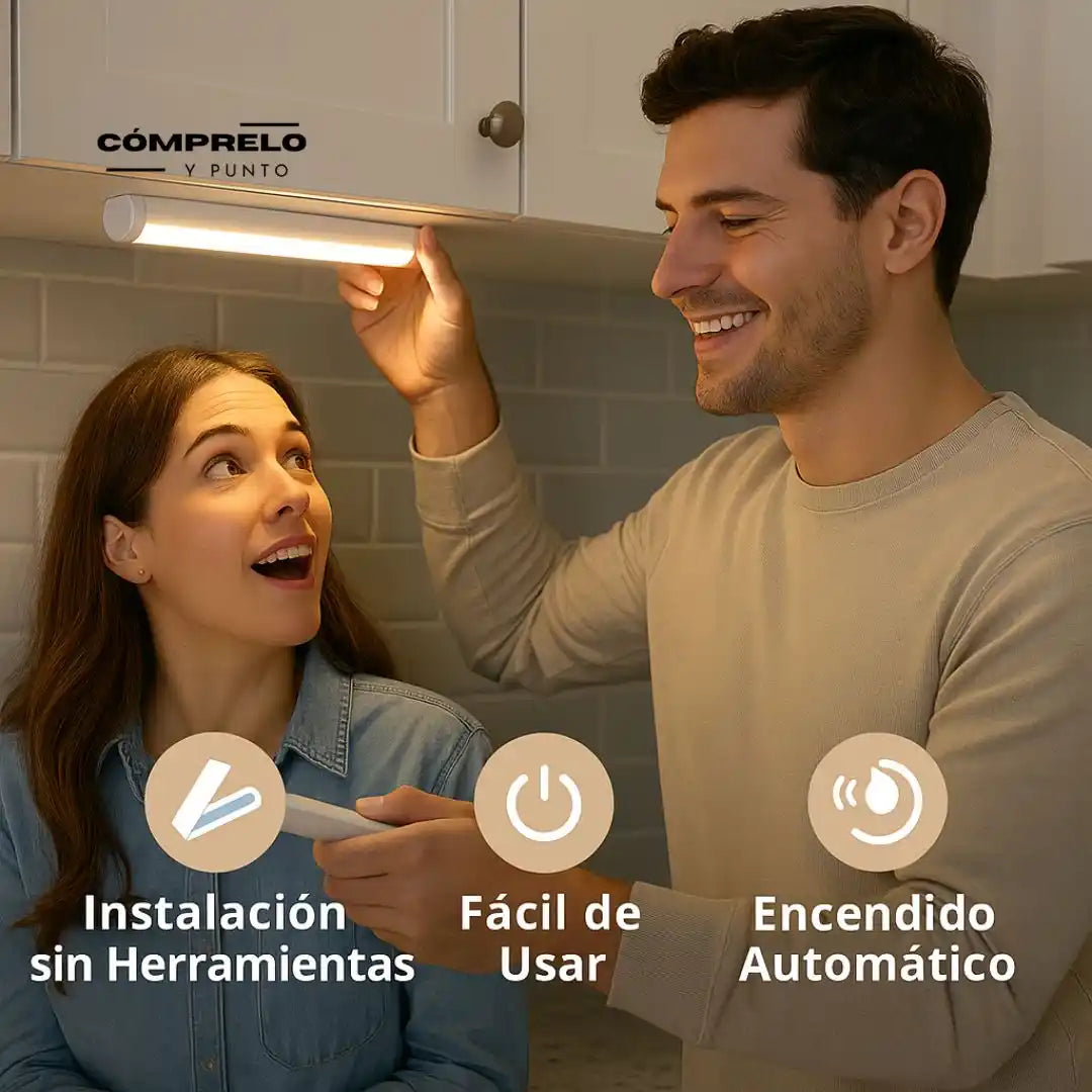 BrightMotion® | Luz LED con Sensor de Movimiento – Ilumina sin cables ni complicaciones