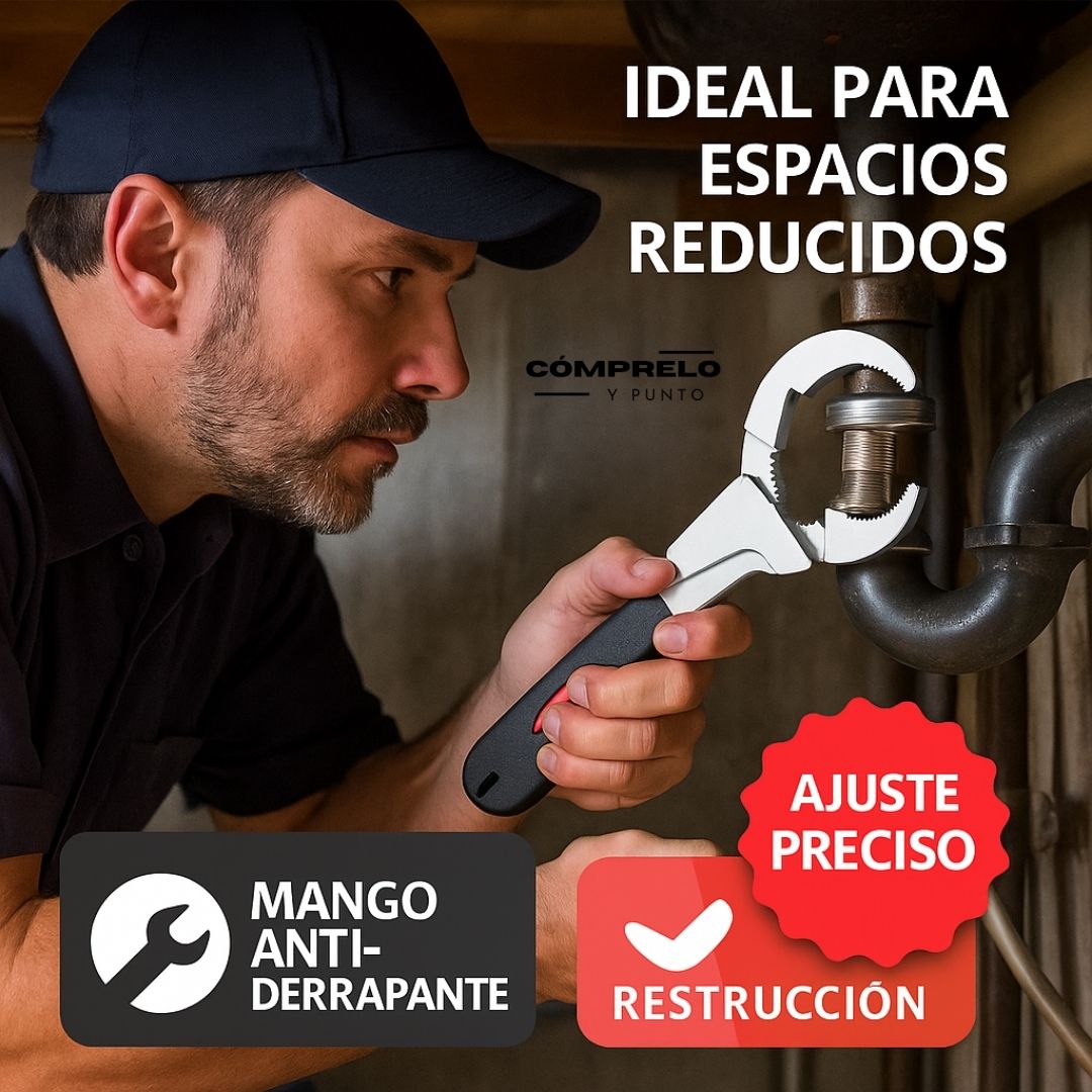 SmartGrip™ | Llave Universal Multitool - Ajuste preciso sin dañar tus piezas