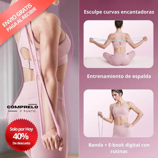 FitBand™ | Banda Elástica – Tono, fuerza y flexibilidad desde casa