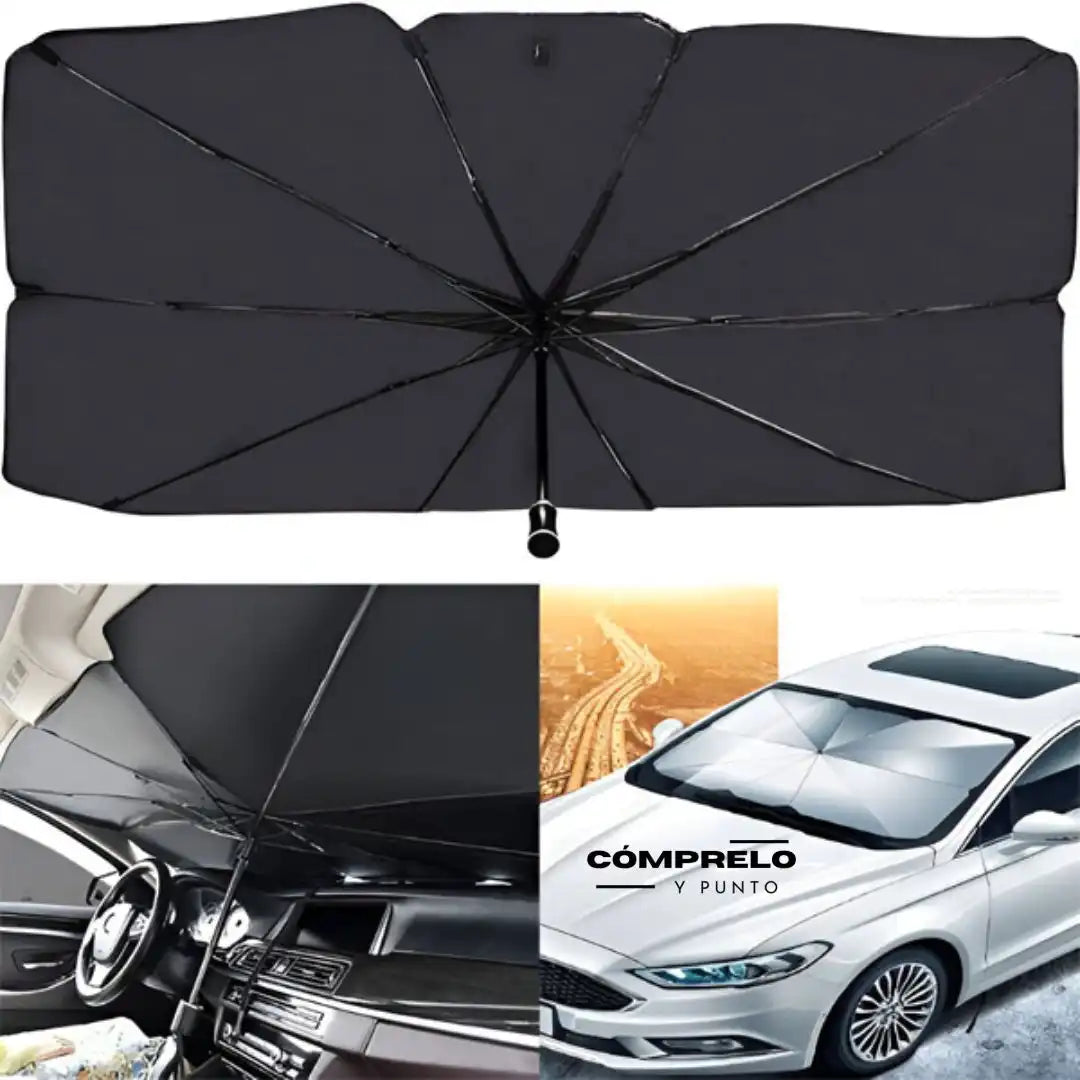 ShadeShella™ | Parasol Plegable para Carro - Protección instantánea, carro fresco