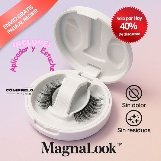 MagnaLook™ – Pestañas Magnéticas Sin Pegamento ✨Impacta con tu mirada en segundos