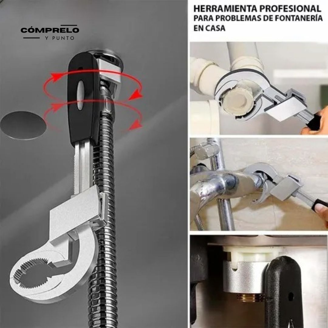 SmartGrip™ | Llave Universal Multitool - Ajuste preciso sin dañar tus piezas