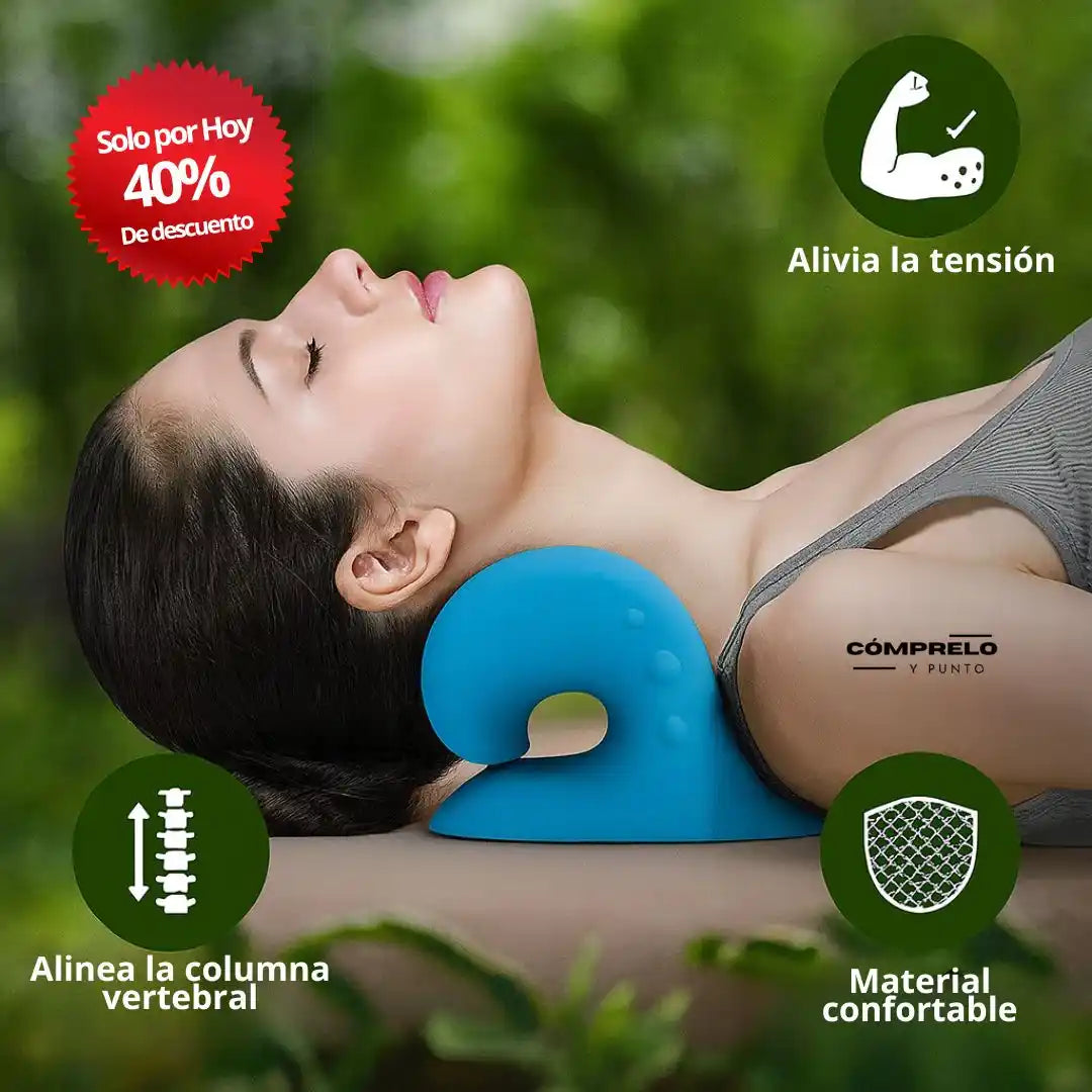 Hugterra® – Almohada de Estiramiento Cervical y Espalda