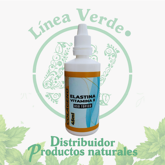 Elastina con vitamina E y colageno